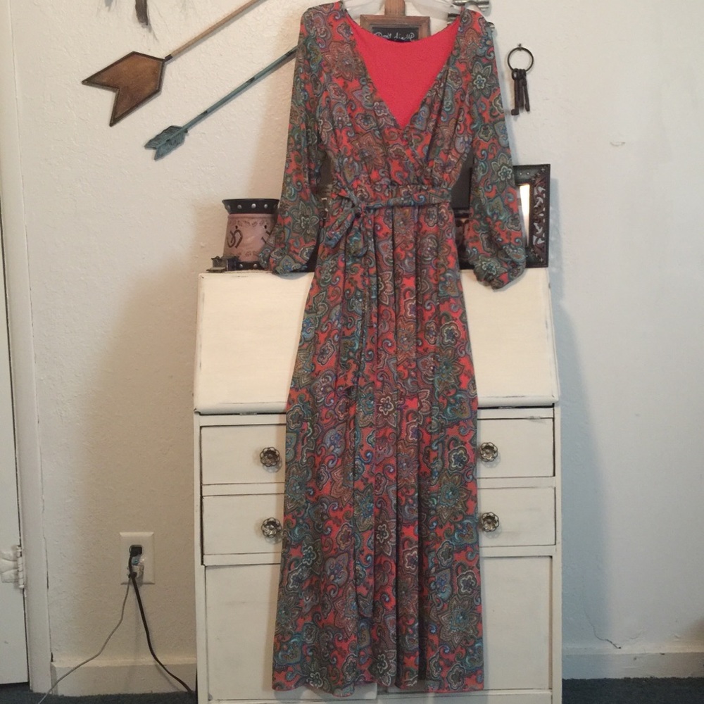 Paisley Maxi Dress